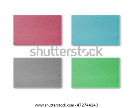 torn paper isolated over white background