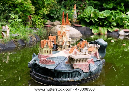 Castle in the pond