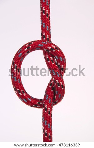 the knot in a red rope