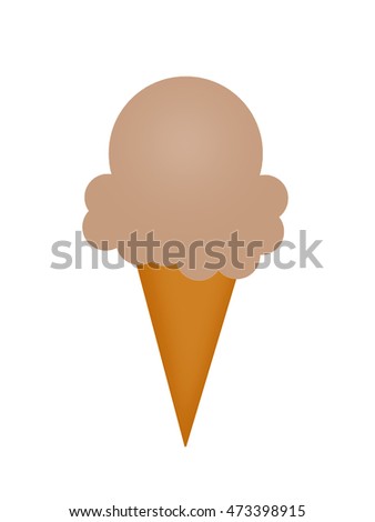 Ice Cream Cone - Chocolate
