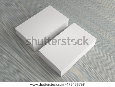 Business Name Card On The Table