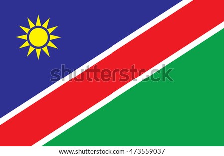 Namibia Flag Vector