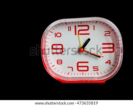 Clock face   Time concept.