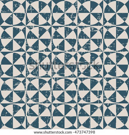 Worn out seamless background 544 vintage round cross geometry
