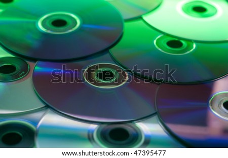 Green light on dvd discs