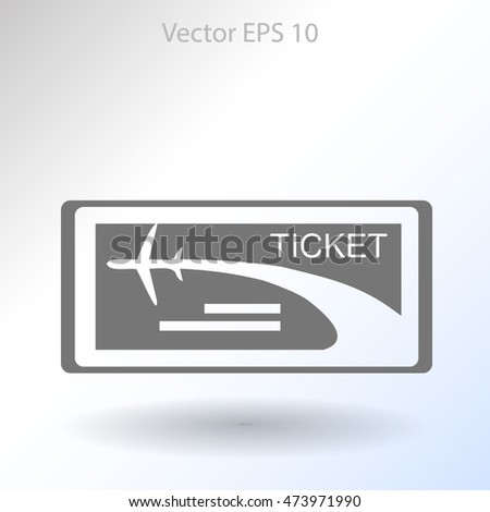 Ticket vector illustration