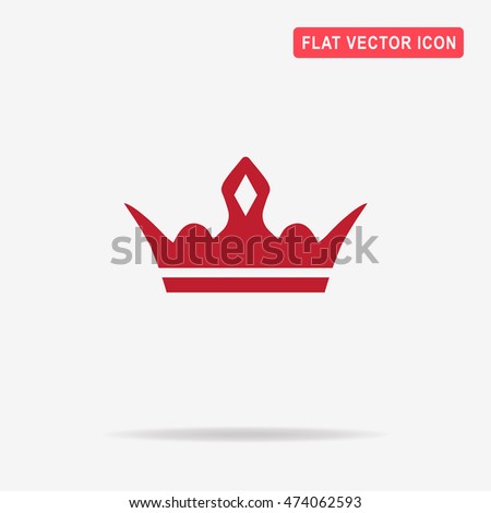 Crown icon. Vector concept illustration for design.