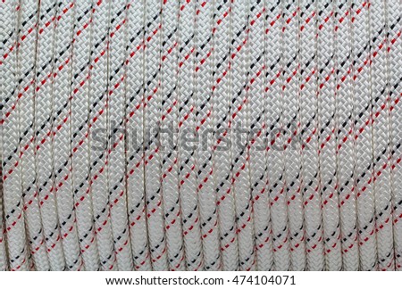 Abseil rope background showing hiking safety equipment great for extreme sports shops