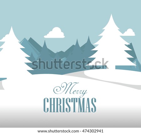 happy merry christmas icon vector illustration icon