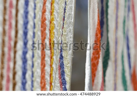 Washing line - Towels on a string