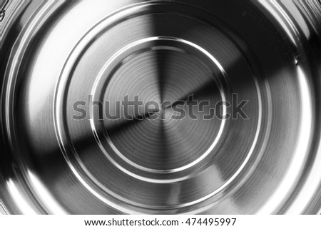 Shiny metal texture background, Black and white photo