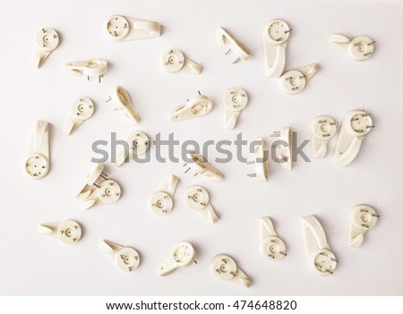 accessories for picture framing studio on a white background.