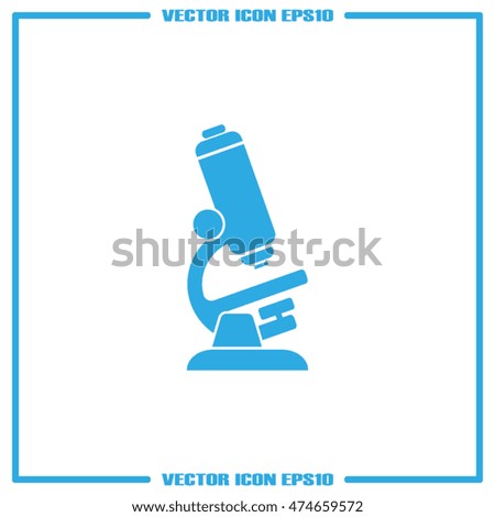 microscope icon vector eps10