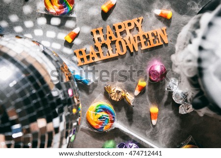 Halloween: Holiday Celebration Background For Easy Text Overlay