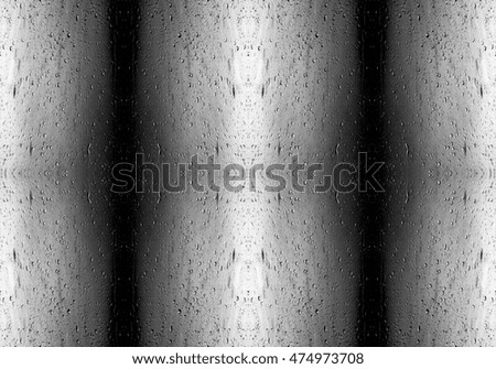 abstract, raindrops on the window in the dark background, seamless texture