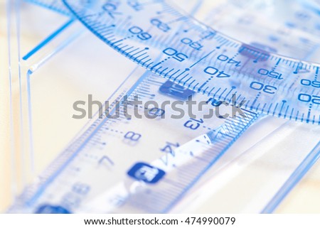 Plastic rulers