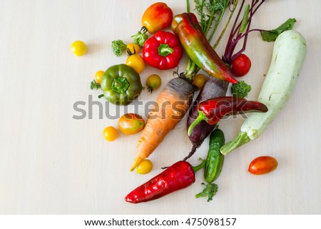 Vegetables in stock.