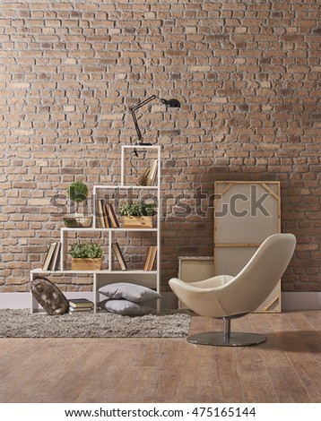 Build Organize A Corner Shelving System book corner brick walls against bright white shelves and furniture. beautiful clutter living with books by the style files art studio Libraries and Reading Room