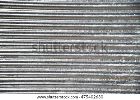 Zinc Texture Background.
