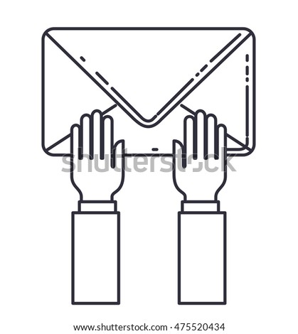 envelope message isolated icon vector illustration design