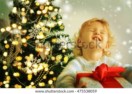 Christmas little girl