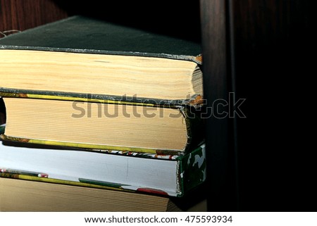 cover and pages of the old book