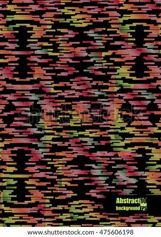 Abstract background with rainbow print. Eps 10 Vector illustration