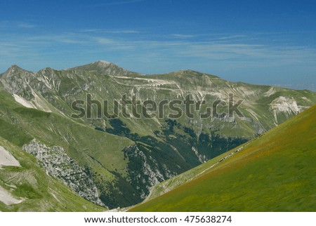 Vettore mountain