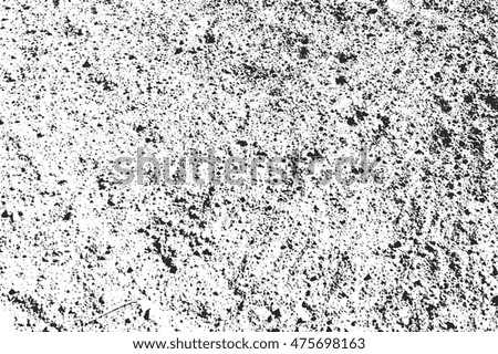 Distressed overlay texture of cracked concrete. grunge background. abstract halftone vector illustration