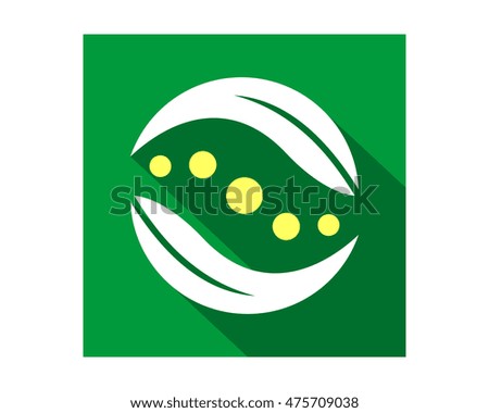 green plant herb harvest agriculture farmer image vector logo symbol icon
