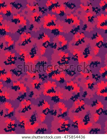 Fashionable camouflage pattern, vector illustration.Millatry print .Seamless vector wallpaper
