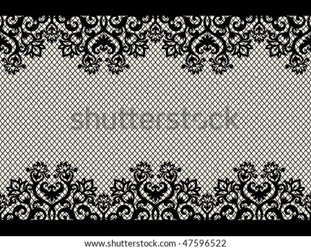 horizontal seamless background from a floral ornament