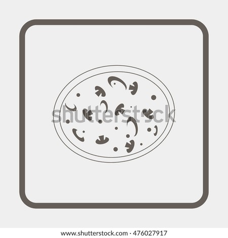 Pizza web icon.