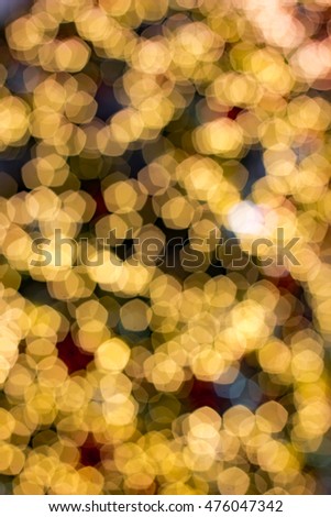 Abstract circular background of Christmas lights