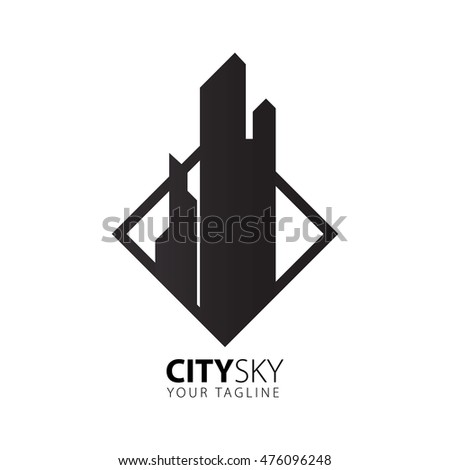 City logo design with modern concept