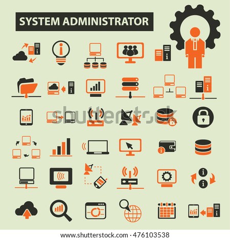 system administrator icons