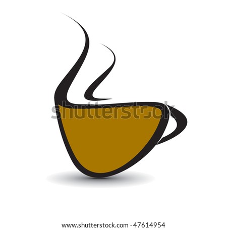 Tea coffee cup Logo illustration, used of your project.