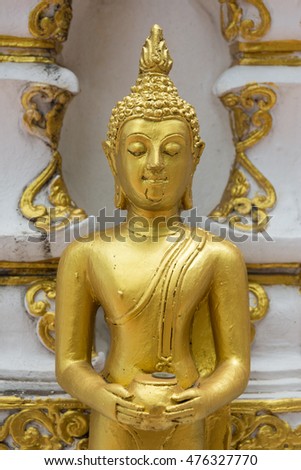 Golden Buddha at Buddha Lanna chiangmai thailand