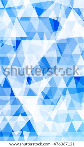 blue background with elements of a polygonal pattern. vector illustration. to design banners, presentations, brochures greeting.