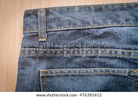 Jeans texture background. Closeup Jeans texture background. Texture of blue jeans textile close up. Space for text and ideas
