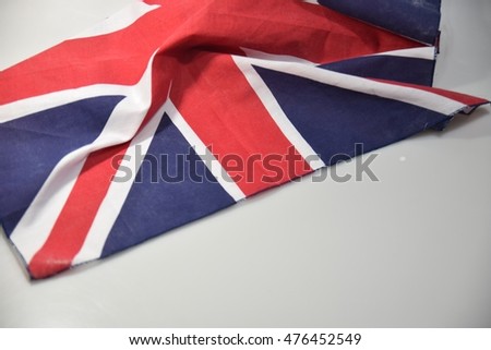 England flag and copy space