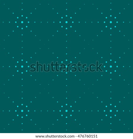 Cyan abstract background, striped textured geometric seamless pattern