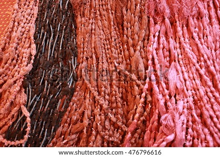 Thai silk background ,silk thread use for silk fabric