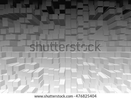 3D cubic texture pattern color background 