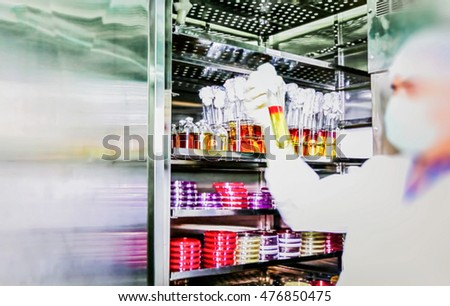 medicine, pharmacy, public health and the concept of pharmacy and the manufacture, production - blur background
