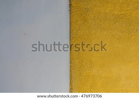 Yellow and white wall background