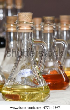 Arabian Dubai perfumes in Vintage bottles at flea market