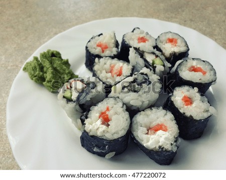 Delicious sushi