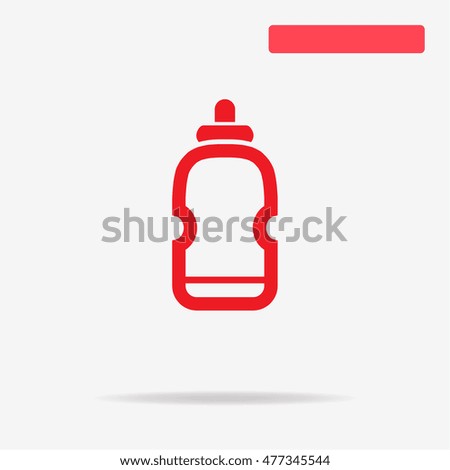 Sport drink icon. Vector concept illustration for design.