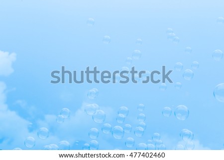 Bubbles background.